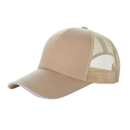 Outdoor Sun Hat Sun Protection Cap-Beige white / adjustable