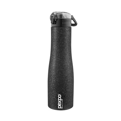 PEXPO Stainless Steel Sports Water Bottle, 1L, Red, Monaco | Portable & Eco-Friendly Water Bottle with Push Button Cap (Pack of 1)