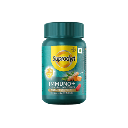 Supradyn® Immuno + Multivitamin Natural Immunity Booster - 30 Tablets Pack of 1 x 30 Tablets