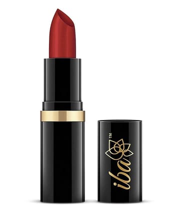 Iba Pure Lips Moisturizing Lipstick Shade A60 Cherry Red, 4g , Highly Pigmentated, (Pack of 1)