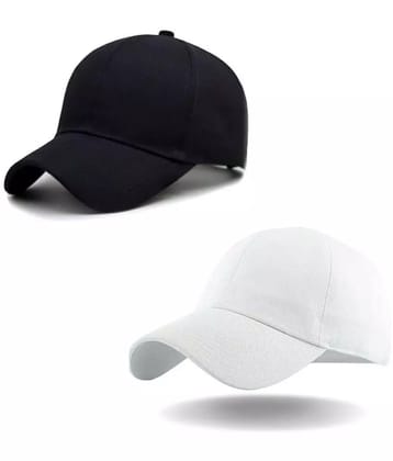 THRIFTKART Multi Color Cotton Blend Mens Cap ( Pack of 2 ) - Multi Color