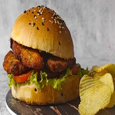 Crunchy Fried Chicken Burger-Reg