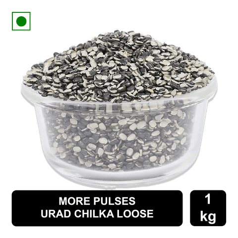 More Choice Urad Chilka Loose, 1 kg Loose