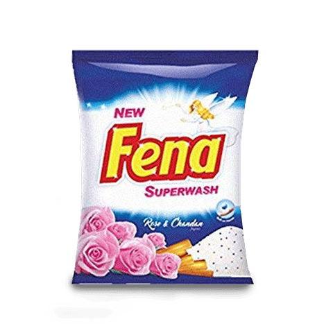 Fena Superwash Rose & Chandan Washing Detergent Powder, 1 kg Pack