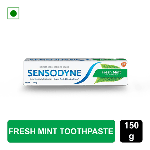 Sensodyne Fresh Mint Toothpaste, 150 gm Pack