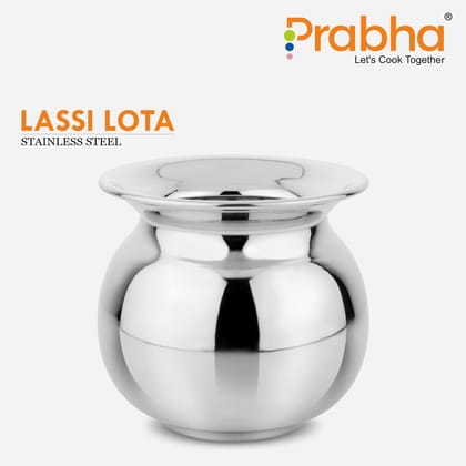 Stainless Steel Lassi Lota - Ideal for Home & Kitchen, Rust-Free Elegance-No. 8