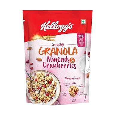 Kelloggs Crunchy Granola Almonds & Cranberries, 140 g