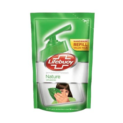 Lifebuoy Hand Wash Nature Germ Protection 185ml