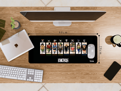 "TEAM ONE PIECE" Gaming Mousepad – Elevate Your Gaming Experience-Medium (28CM x 60CM)