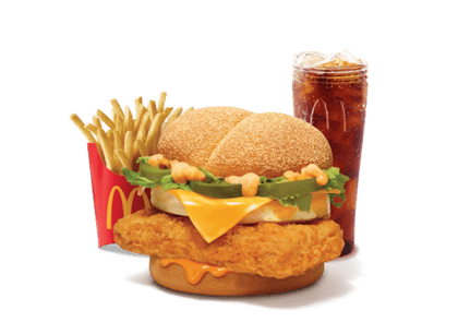 McSpicy Premium Burger Chicken Combo