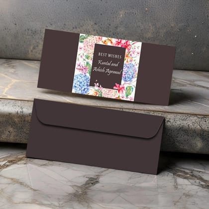Personalised Money Envelopes - Floral Theme - Set of 20