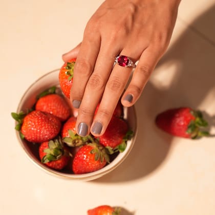 Scarlet Symphony Ring-Size 12