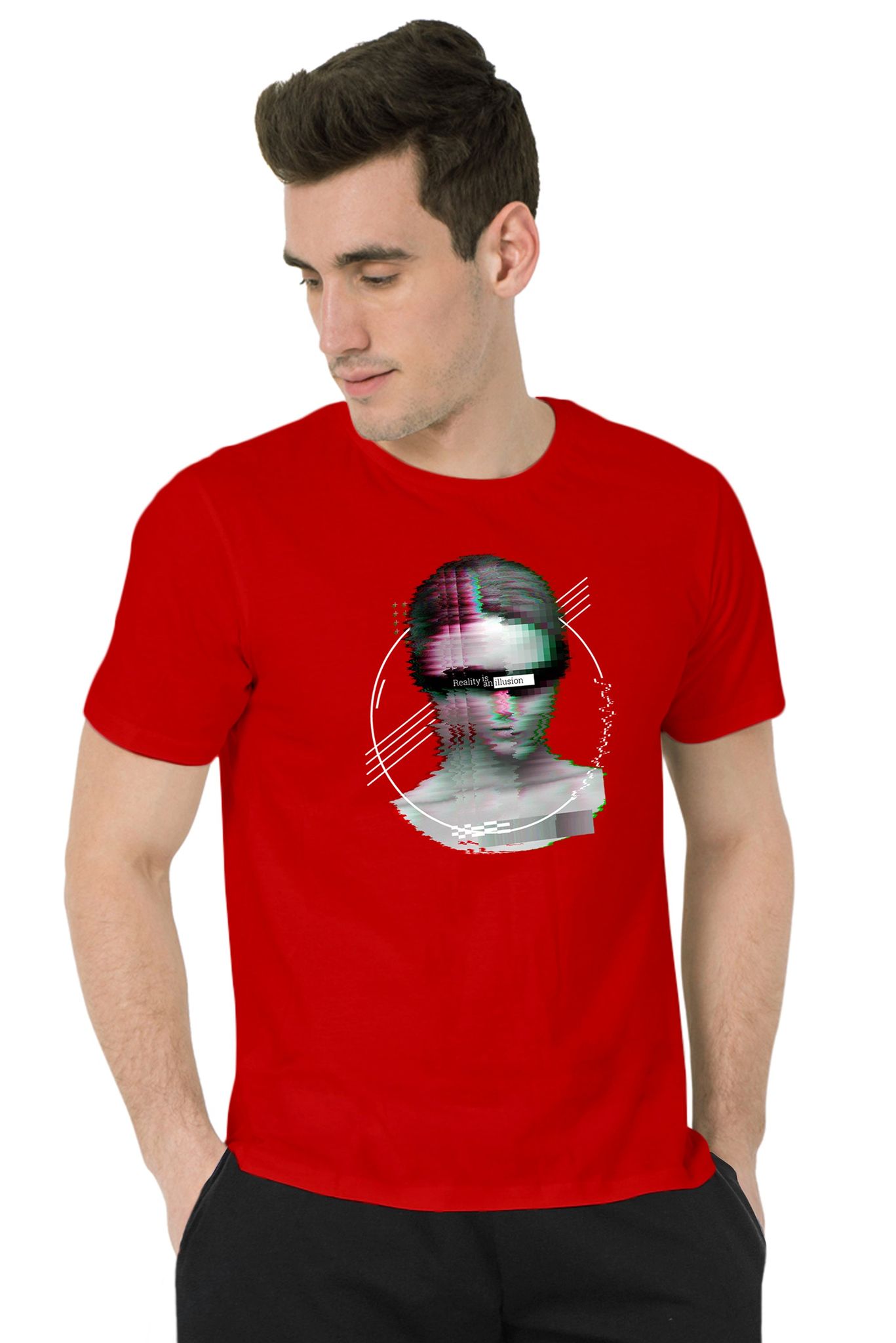 Reality is illusion vaporwave-S / Red