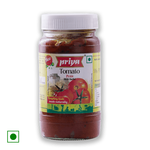 Priya Tomato Pickle, 500 gm Bottle