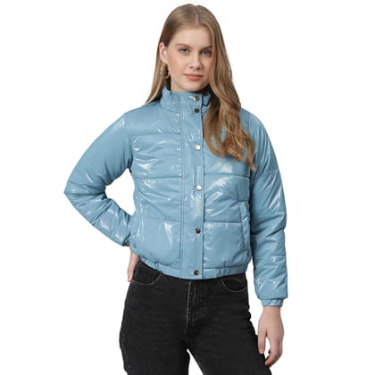 Campus Sutra Women Solid Stylish Casual Bomber Jacket-XL - None