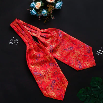 Peluche Royal Wrap Prestige Orange Cravat for Men