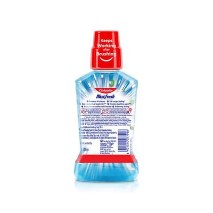 Colgate Maxfresh Plax Pepper Mint Mouthwash, 250 ml Bottle