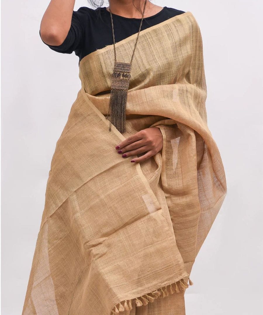 Assamese Muga Silk Saree