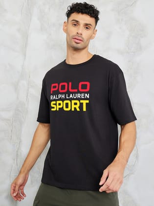 Mens OverSize Printed T-Shirts_(Black)-XL