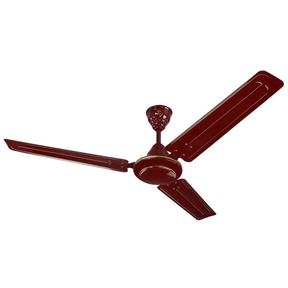 Bajaj Sabse Tezz 1200mm Ceiling Fan (Brown) - High Speed & Durable Design