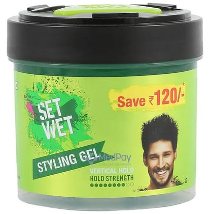 Set Wet Hair Gel for Men Vertical Hold