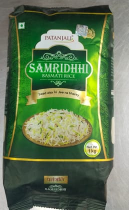 Patanjali samridhhi basmati rice