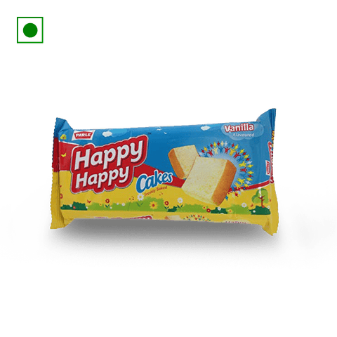 Parle Happy Happy Cake - Vanilla, 100 gm Pouch