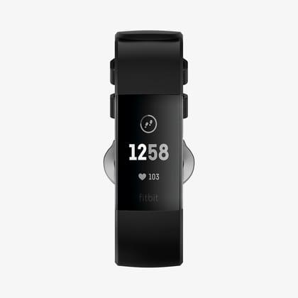 Fitbit Series - Silicone Fit-Fitbit Charge 3 / Black