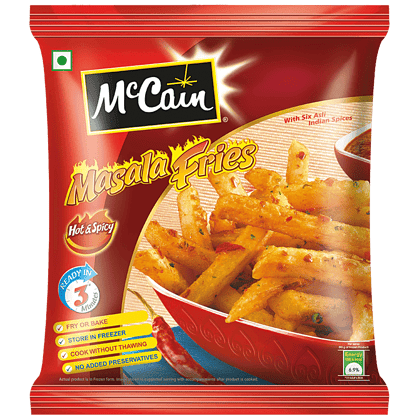 Mccain Masala Fries - Hot & Spicy, 420 G(Savers Retail)