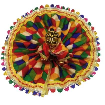 Multicolor Dress For Laddu Gopal-1