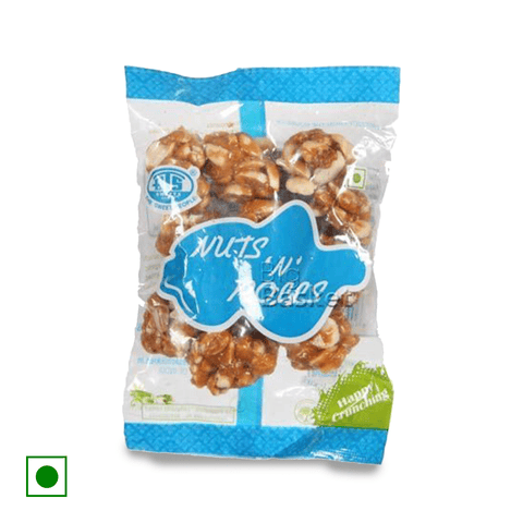 Ats Nuts 'N' Rolls Peanut Chikki, 50 gm Pouch