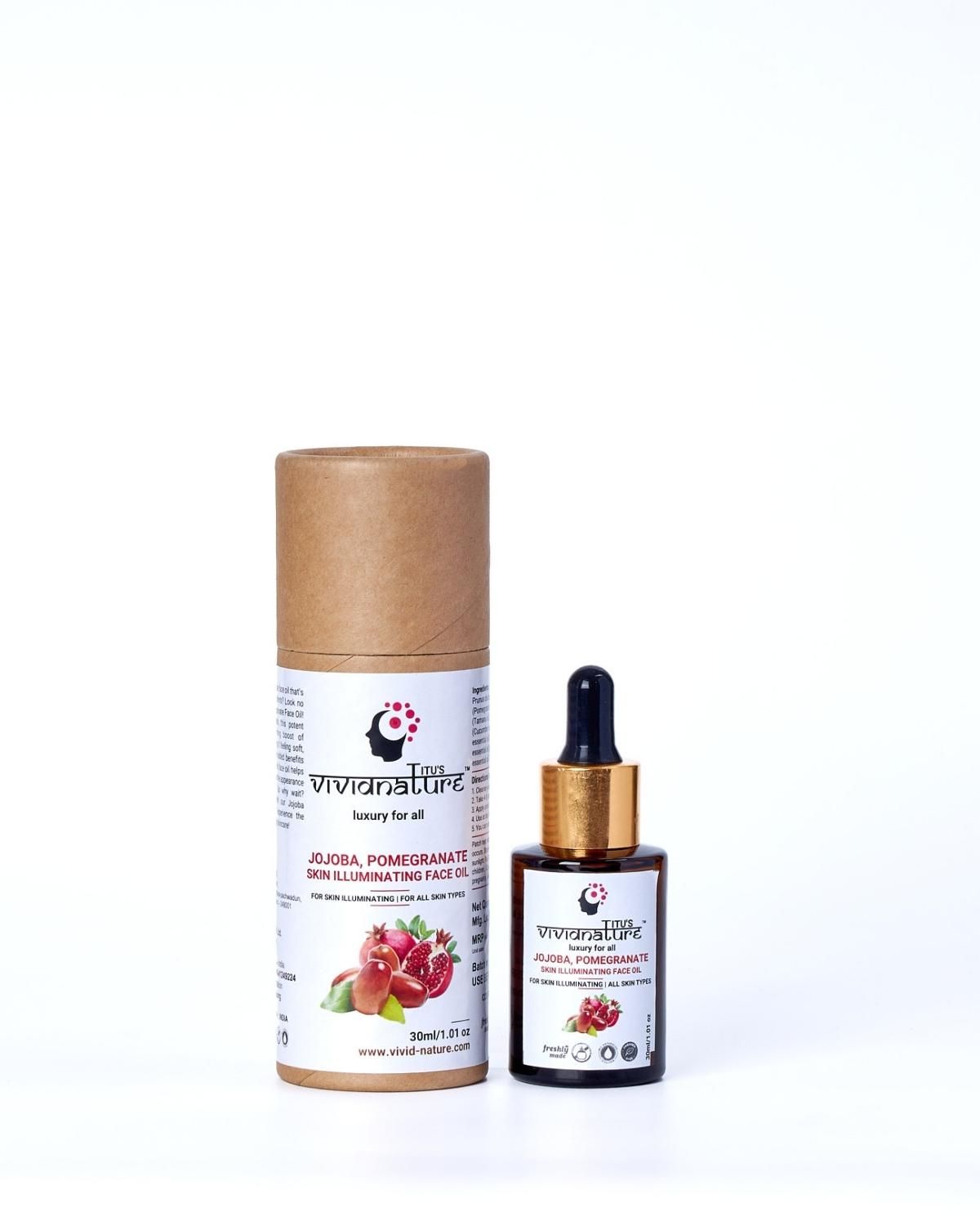Jojoba Pomegranate Skin Illuminating face oil-15ml