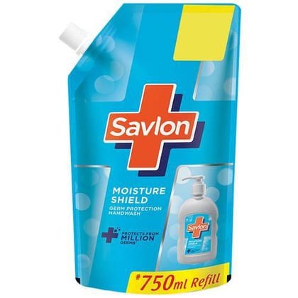 Savlon Germ Protection Liquid Handwash - Moisture Shield (Refill) 750 ml