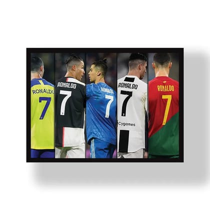 Ronaldo All Team | Poster | Frame | Canvas-Small (20 x 30 CM) / Poster