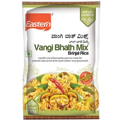 Eastern Mix - Vangi Bhath (Brinjal Rice), 100 g Pouch