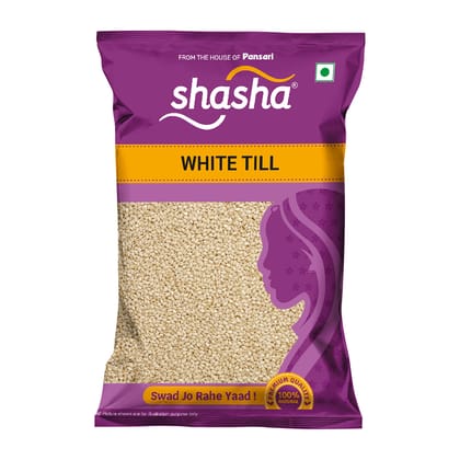 SHASHA - WHOLE WHITE TILL  100G  (FROM THE HOUSE OF PANSARI)