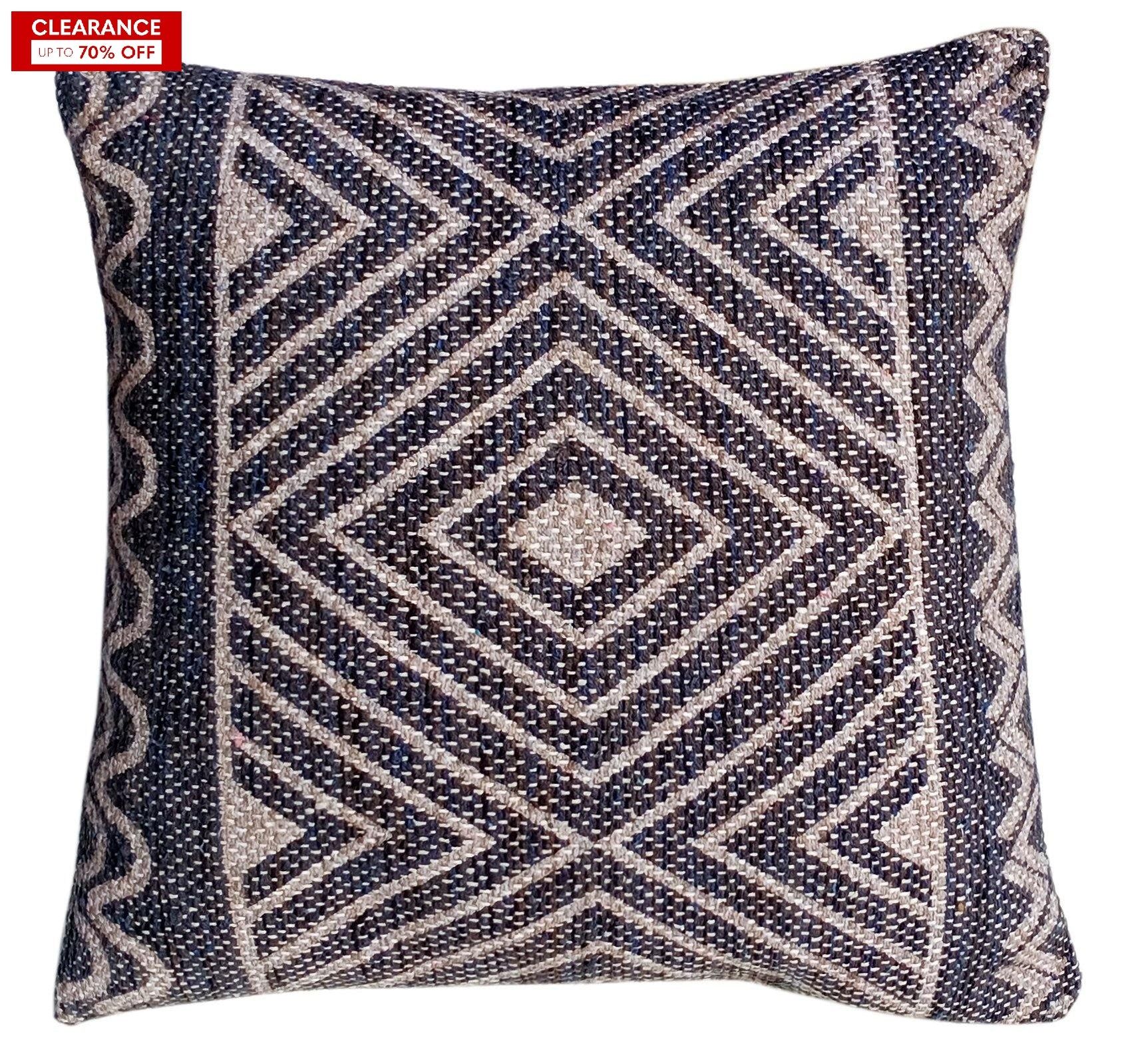 16" Designer Cushion Cover -Geometric-16 x 16 inches
