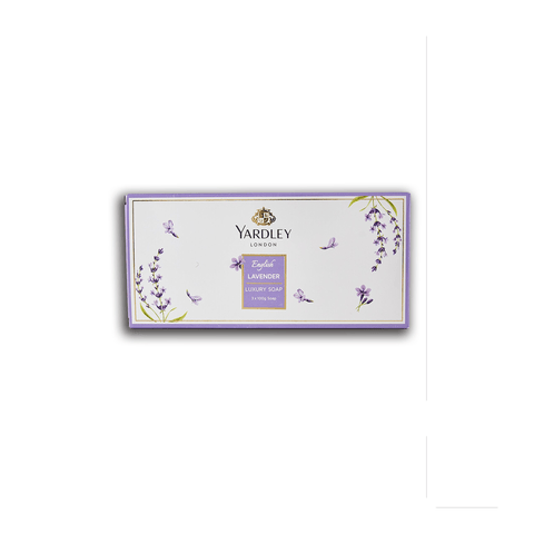 Yardley London English Lavender Soap(Pack Of 3), 300 gm Pack