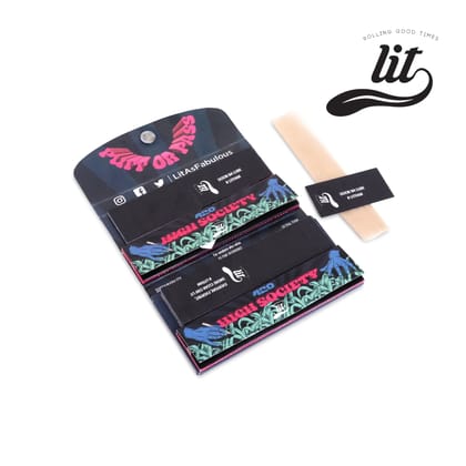 LIT Duo KS Slim Rolling Paper With Tips