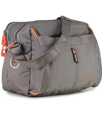 SVB BAG Grey Solid Messenger Bag - Grey