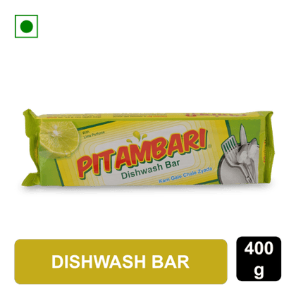 Pitambari Dishwash Bar, 400 gm Pack