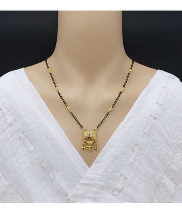 Soni jewellery Golden Mangalsutra ( Pack of 1 ) - Golden