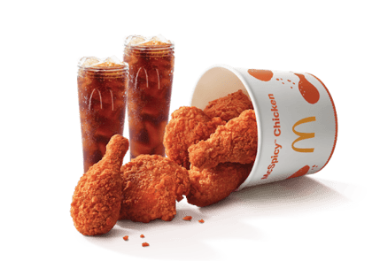 5 Pc McSpicy Fried Chicken + 2 Coke