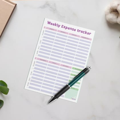 Weekly Expense Notepad