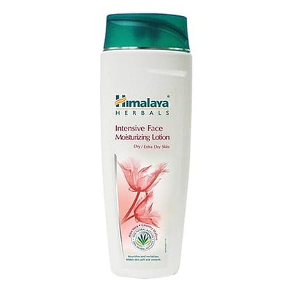 Himalaya Intensive Face Moisturizing Lotion - Aloe Vera, Country Mallow, For Dry/Extra Dry Skin, 100% Herbal Actives, 100 Ml(Savers Retail)