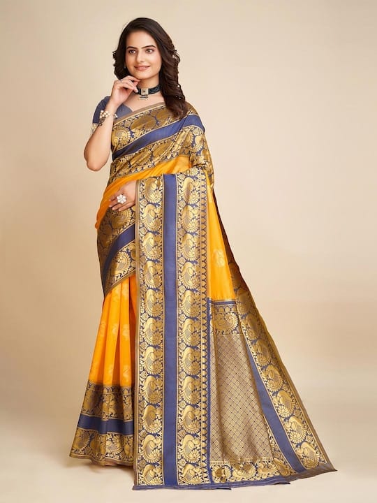 Woven Design Zari Banarasi Saree