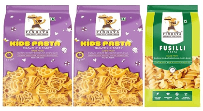 Finosta Kids Pasta, Pack of 2 With Fusilli, Combo Pack