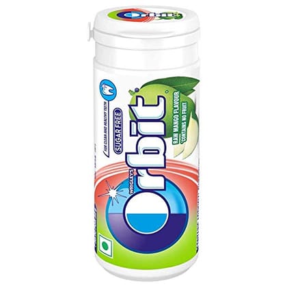 Orbit Sugar Free Chewing Gum - Raw Mango Flavour, 22 gm