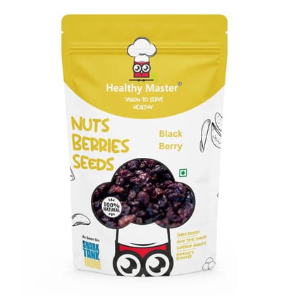 Healthy Master Naturally Dried Black Berry, 500 gm