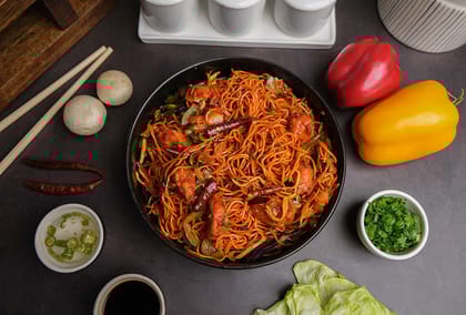 Chicken chilli garlic noodle